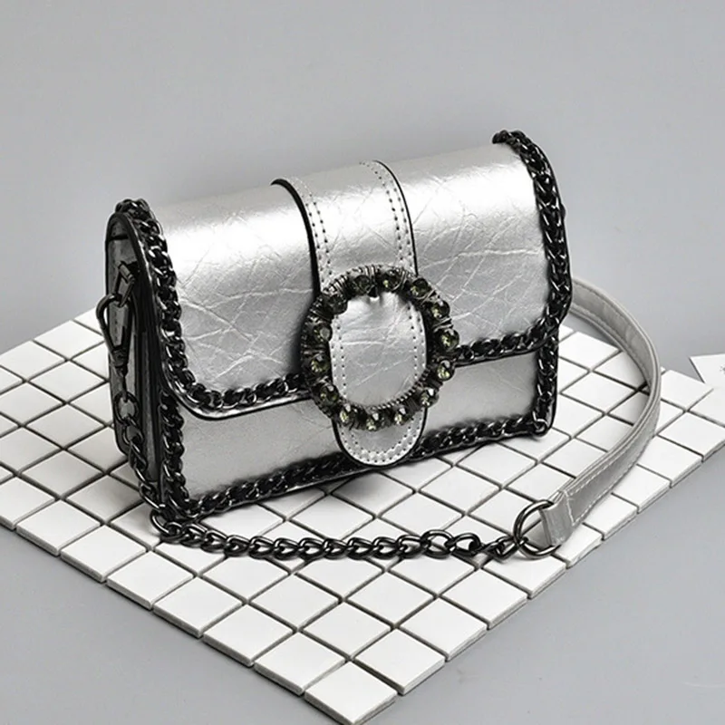 2018 Women Fashion Chain Flap Shoulder Bag Autumn Hot Female INS Popular Handbag Ladies Mini Vacation Crossbody PU BolsaSS3457 (5)