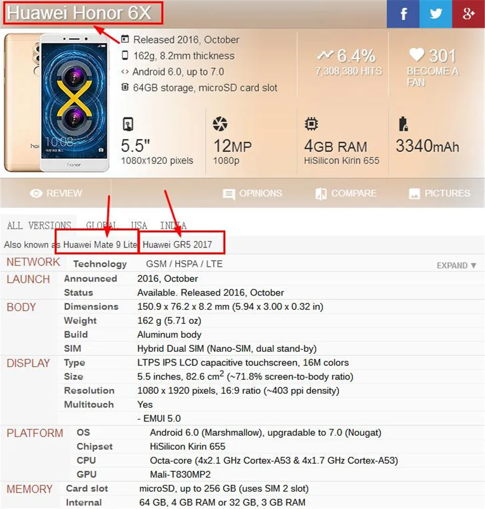 Vancca AAA качественный ЖК-дисплей для huawei Honor 6X5,5 дюймов кодирующий преобразователь сенсорного экрана в сборе 1920*1080 рамка для huawei GR5