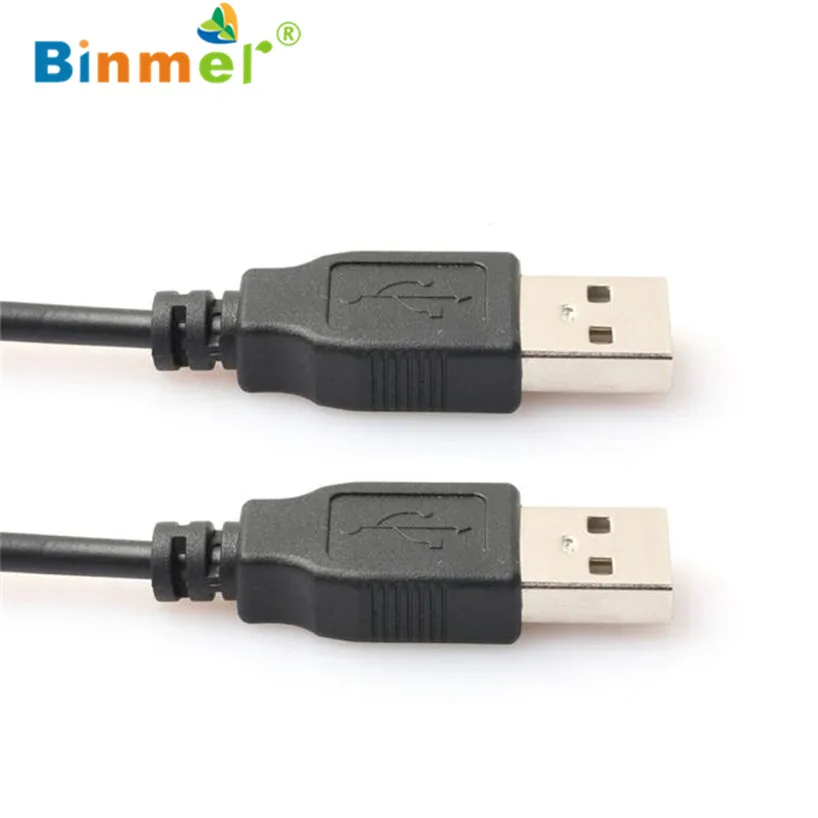 Binmer формованный Тип 0,8 M USB 2,0 Тип A Мужской кабель черный USB адаптер 12 сентября