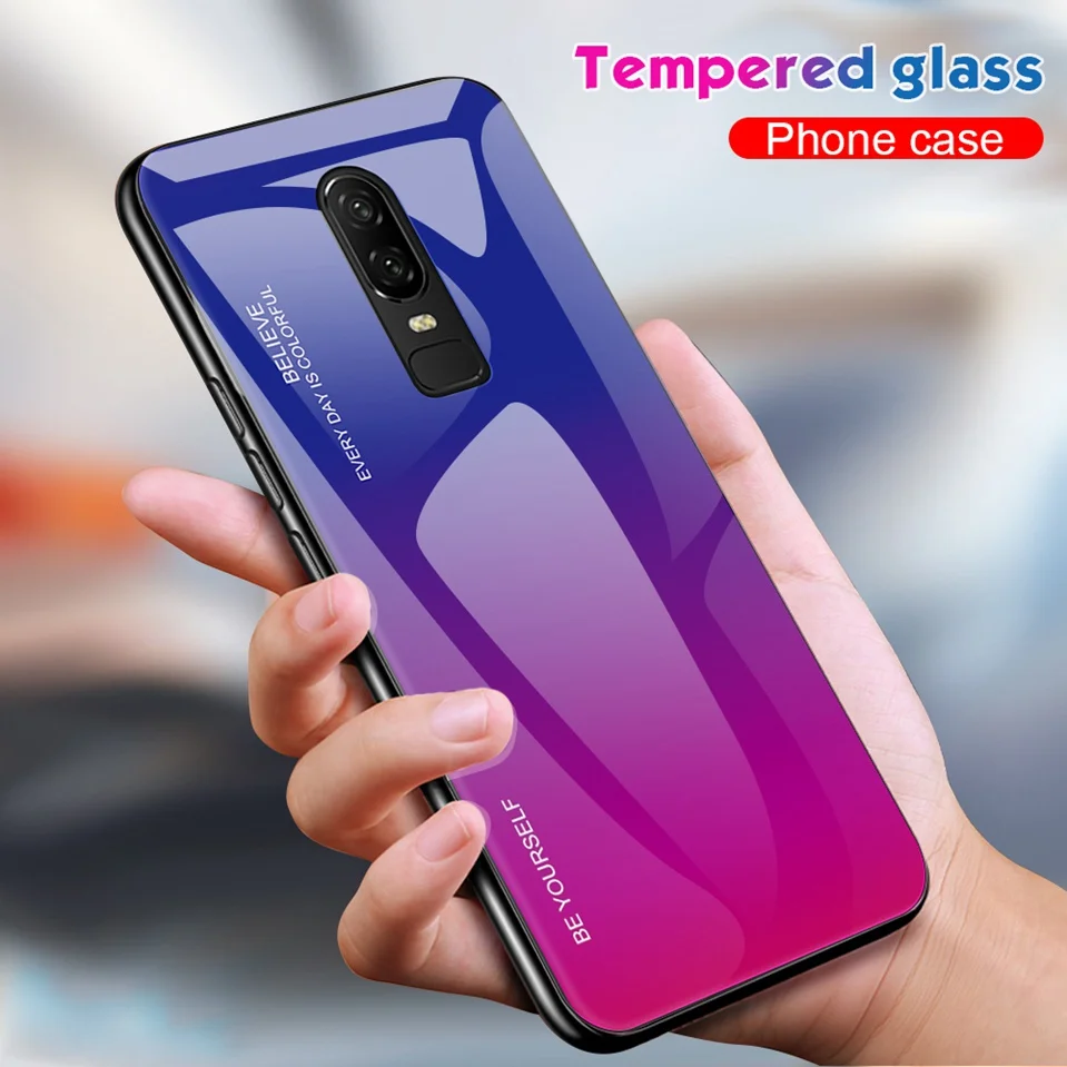 Protective Case for Oneplus 6t 6 Tempered Glass Cover One Plus 6t 1+6t Oneplus6t Shockproof Original Phone Case for Oneplus 6t 6 (3)
