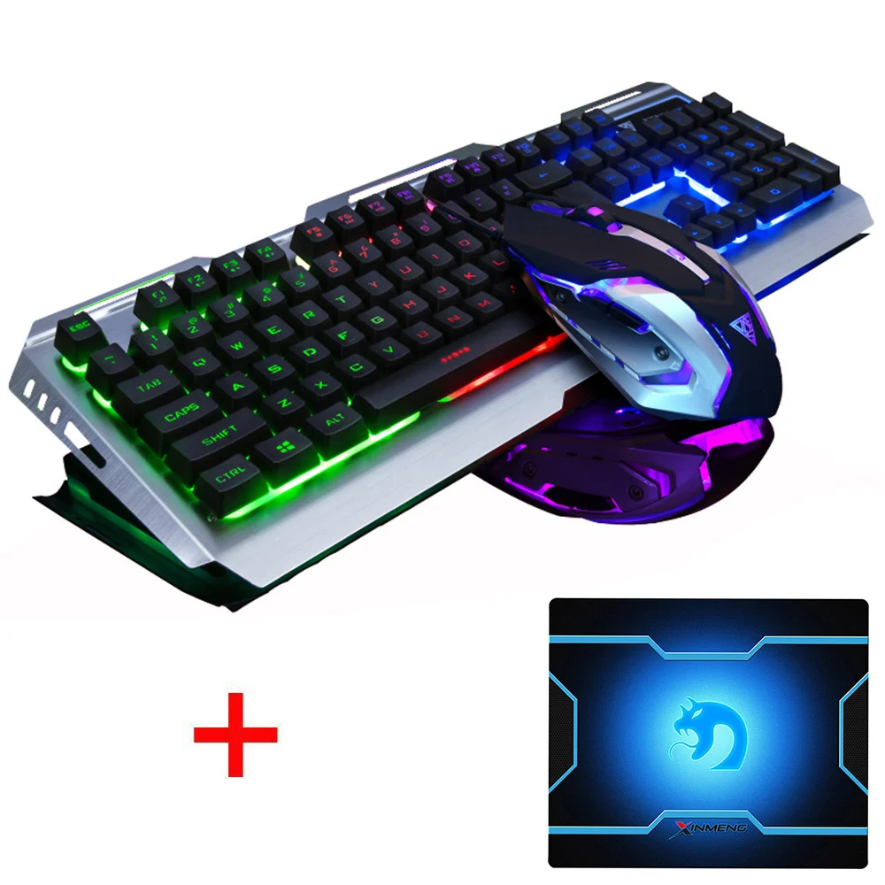 V1 Wired Rainbow Backlit illuminated Ergonomic Usb Gaming