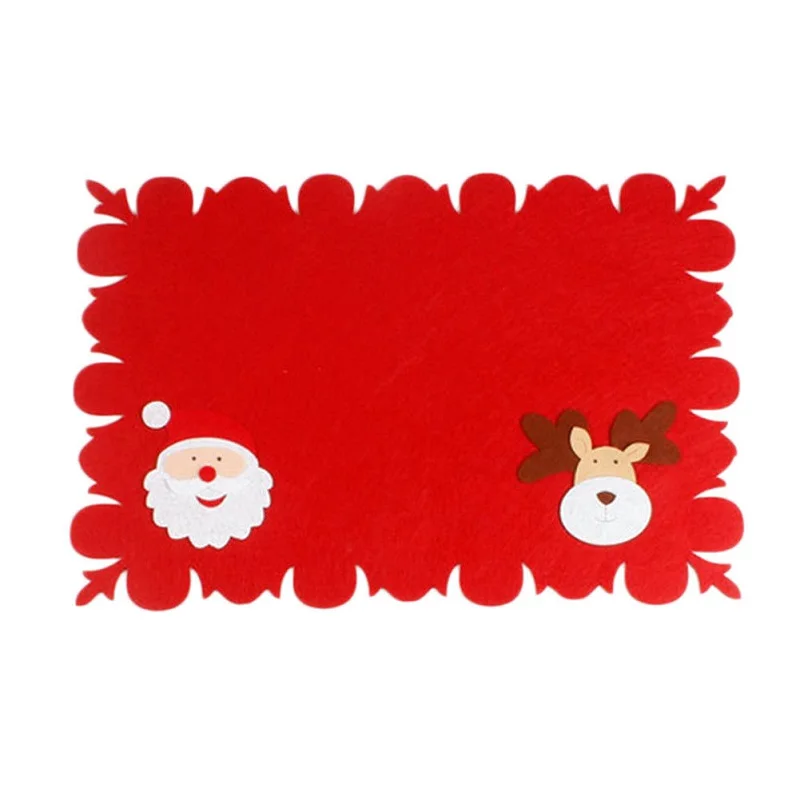 Red-Christmas-New-Year-Non-woven-Table-Placemat-Pad-Christmas-decorations-Table-Mat-Exquisite-TB-Sale (2)