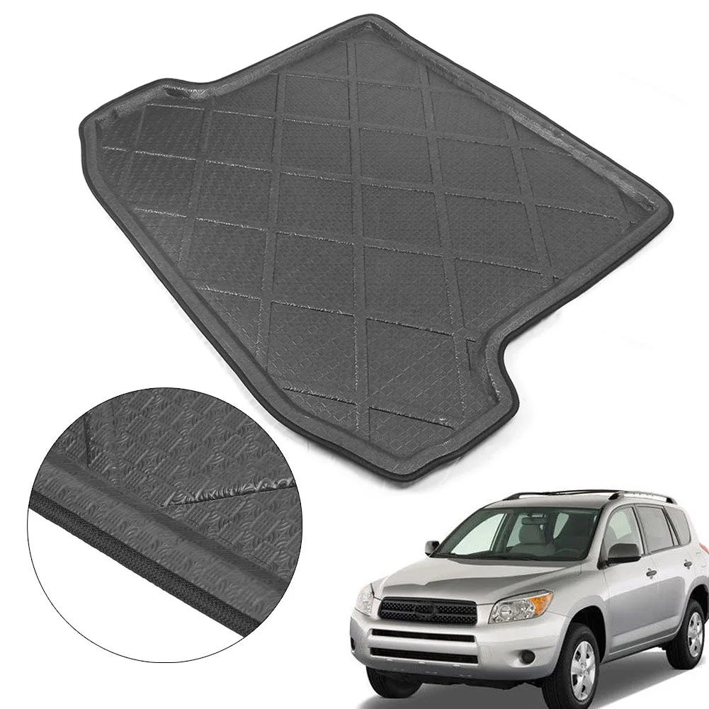 For Toyota RAV4 Rear Boot Mat Trunk Cargo Liner Tray Carpet Mud Kick Protector Cover 2006 2007 2008 2009 2010 2011 2012 |