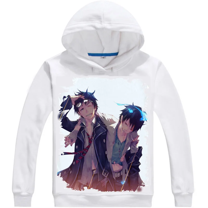 Туфли для косплея Blue Exorcist толстовки Для мужчин в стиле хип хоп с длинными