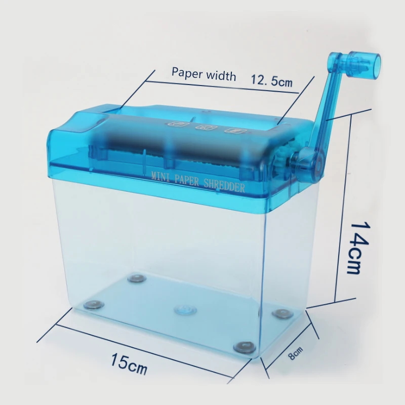 A6 мини ручной шредер настольная бумажная лента резак ручная бумажная дробилка машина для резки бумаги для школы офиса домашнего использования