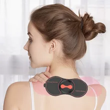 Portable Full Body Massage Sticker Electric Pulse Muscle Pain Relief Relax Stimulation TENS Acupuncture Therapy Massager therapy neck pillow hot jade electric body massage stress pain relief relax cushion for sale