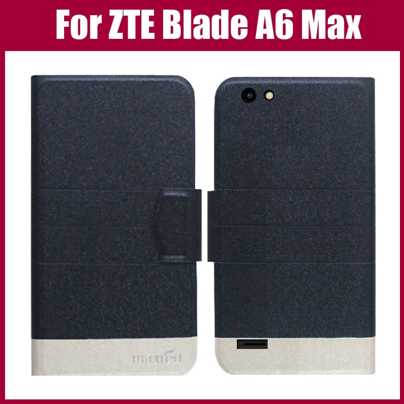 Горячая распродажа! Ультратонкий кожаный защитный чехол для телефона ZTE Blade A6 Max 5