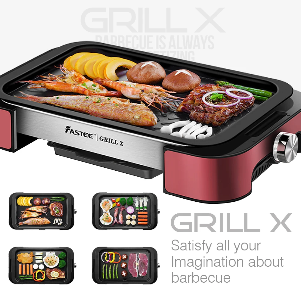 Fastee barbecue pits smokeless charcoal grill light and portable barbecue pits