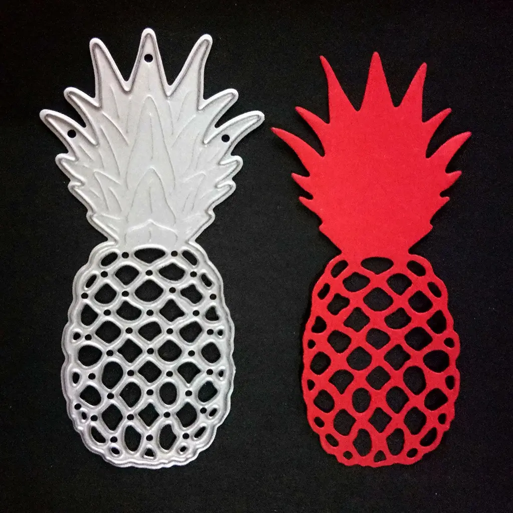 JX-LCLYL 79x40mm Pineapple  DIY knife molding Pineapple knife mold carbon steel Metal Cutting Dies Stencils