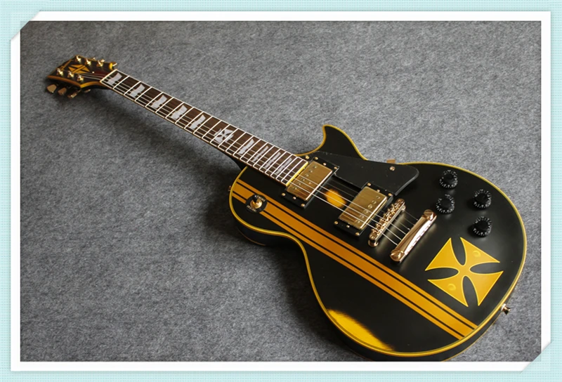 High Quality LP Electric Guitar Aged James Hetfield