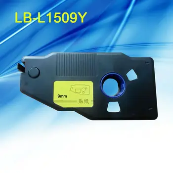 

5Pcs free shipping Label Tape Cassette 9mm x 15m (Yellow) cable ID printer tube printer Bee200 Bee200Pcs