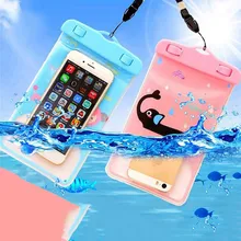 С рисунком животных из непромокаемой ткани открытая плавательная Дайвинг сумка для сенсорных экранов чехол сухие сумки чехол для телефона чехол для 3,"-6" дюймовый iPhone 6 6s 7 8 plus