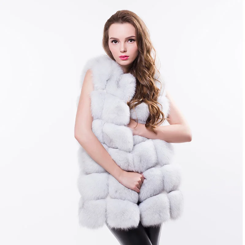 The Fox Vest In Long Section Of 2016 New Women