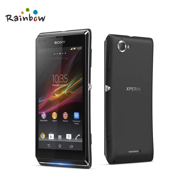 Sony Xperia L S36H C2105 оригинальный разблокирована C210X GSM 3g Android-смартфон 1 ГБ Оперативная память 8 ГБ Встроенная память 4,3" сенсорный экран Bluetooth 1750 мАч