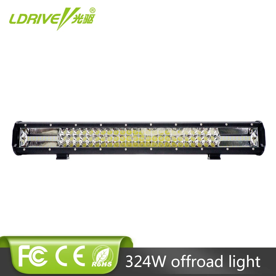 

LDRIVE 23" 324W Tri-Row LED Light Bar Combo Beam Offroad LED Work Light 4WD 4x4 LED Bar 6000K For Truck Camper Trailer Boat Bus