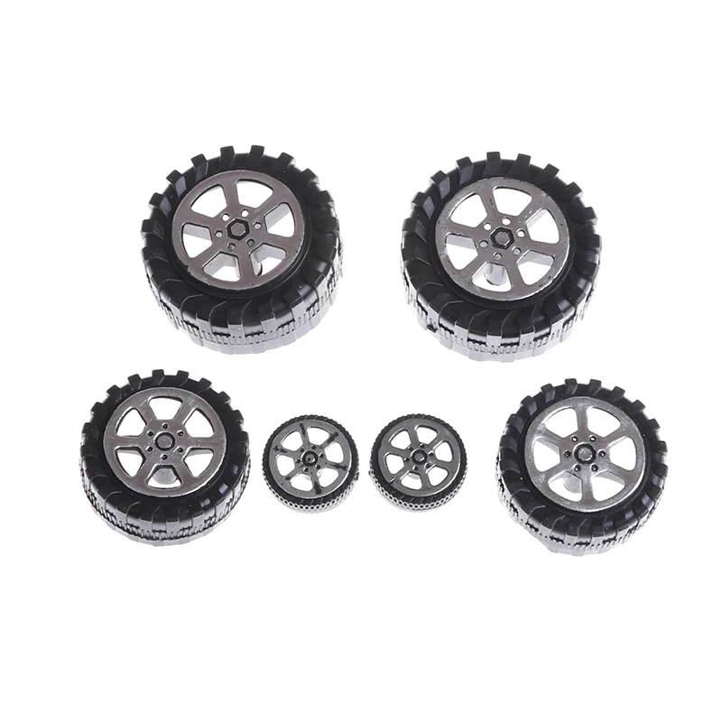 20/35/42mm 2Pcs Rubber Wheels Tyres Car Truck Model Toys Wheelsin