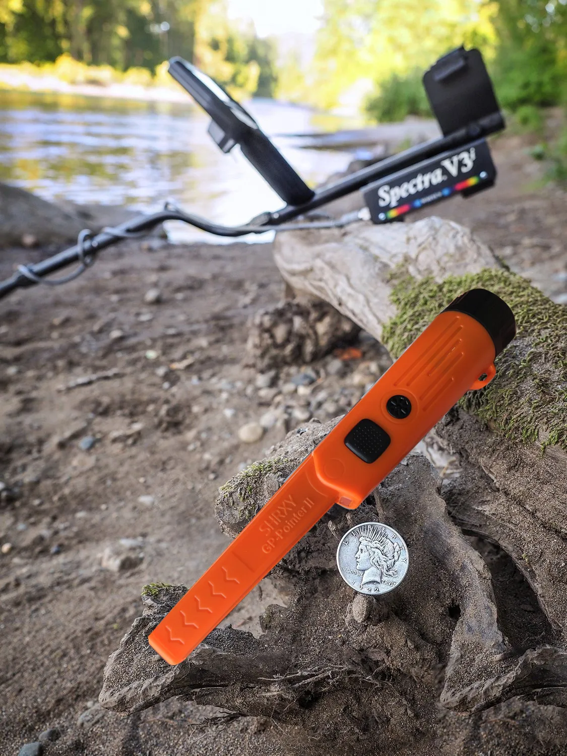 prova dtrágua detector de metais à mão trx GP-pointer2