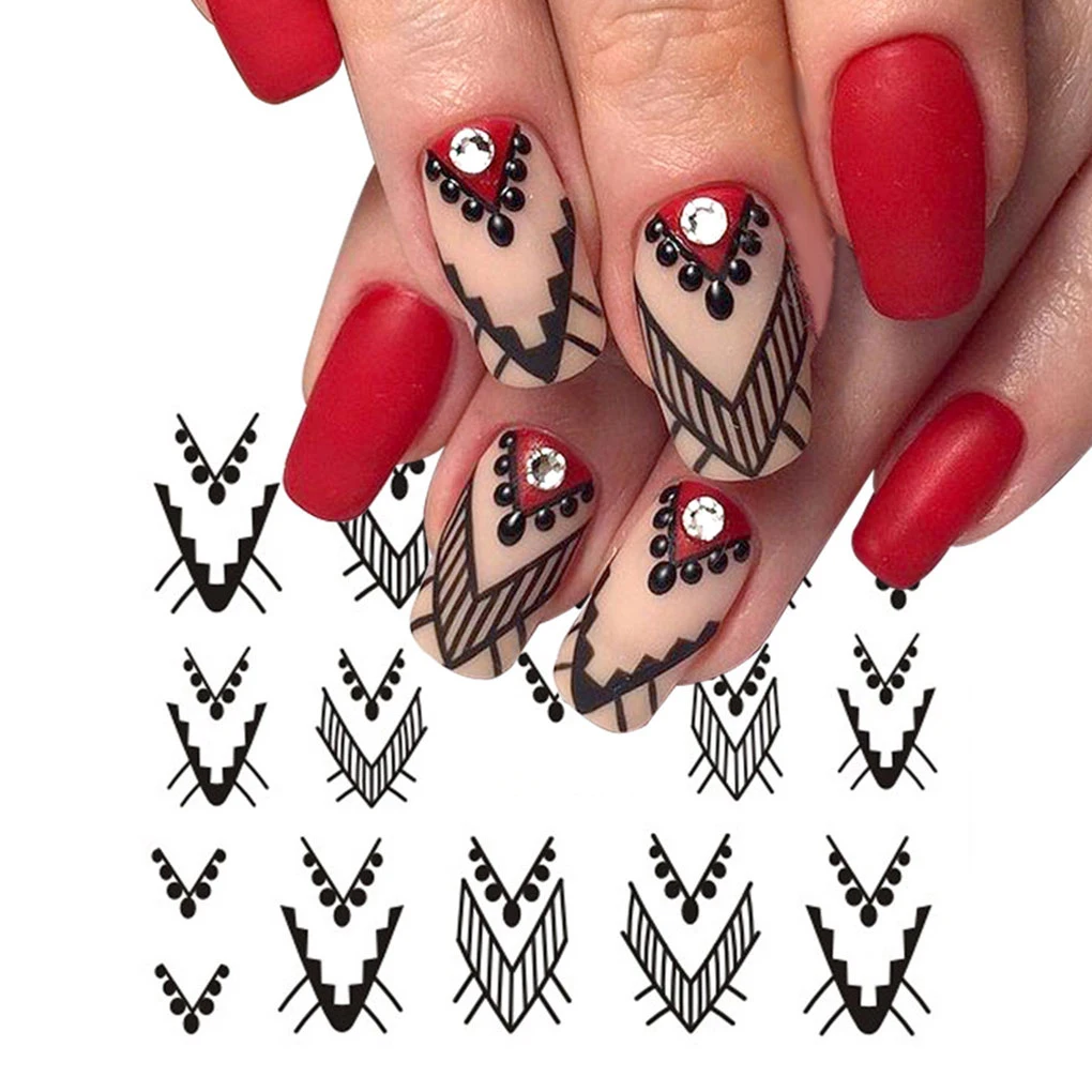 Цветочное ожерелье стикер для ногтей тату дизайн ногтей декор для ногтей Маникюрные аксессуары для упаковки наклейки своими руками