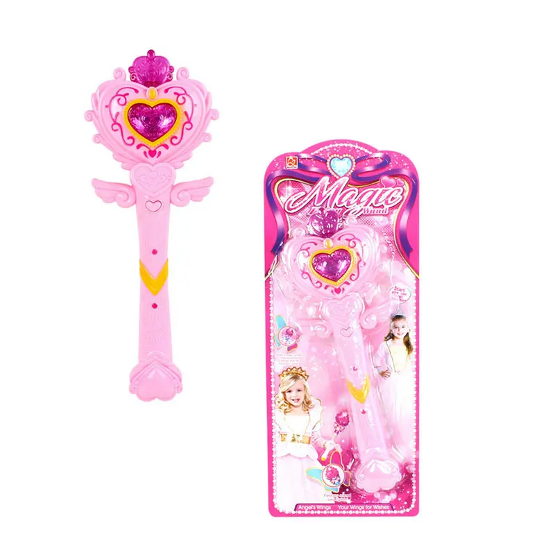 Flashing Light Angel Luminescence Musical Magic Wand Toys Gifts Kids