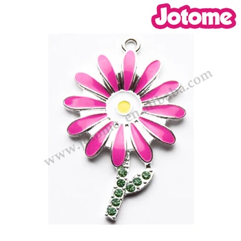 

Artificial Flower Beautiful Sparking New Design Fashion Beautiful Crystal Rhinestone Pendant