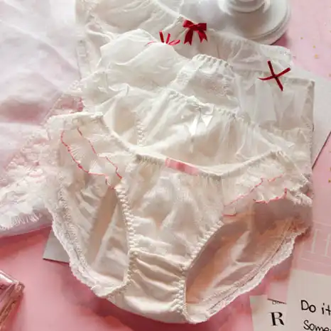 cotton white panties
