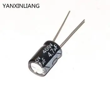 

50PCS 400V 4.7UF 8*12 8X12MM 4.7UF DIP Aluminum electrolytic capacitors