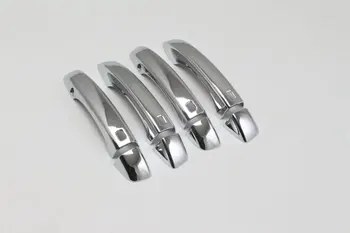 

ABS Chrome Outside Door Handle Cover Case Trim Stickers For Audi Q7 2016 2017 2018 Car styling 8Pcs/Set