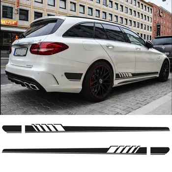 

Edition 1 Style Side Stripe Skirt Sill Sticker for Mercedes Benz S205 C Class W205 Estate C180 C200 C280 C300 C320 C350 C63 AMG
