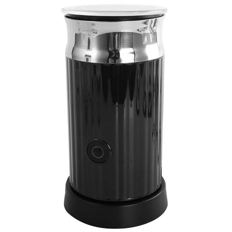 

-Automatic Milk Frother With Stainless Steel Container For Soft Foam Cappuccino Electric Coffee Machine Maker Hot/Cool Milk B