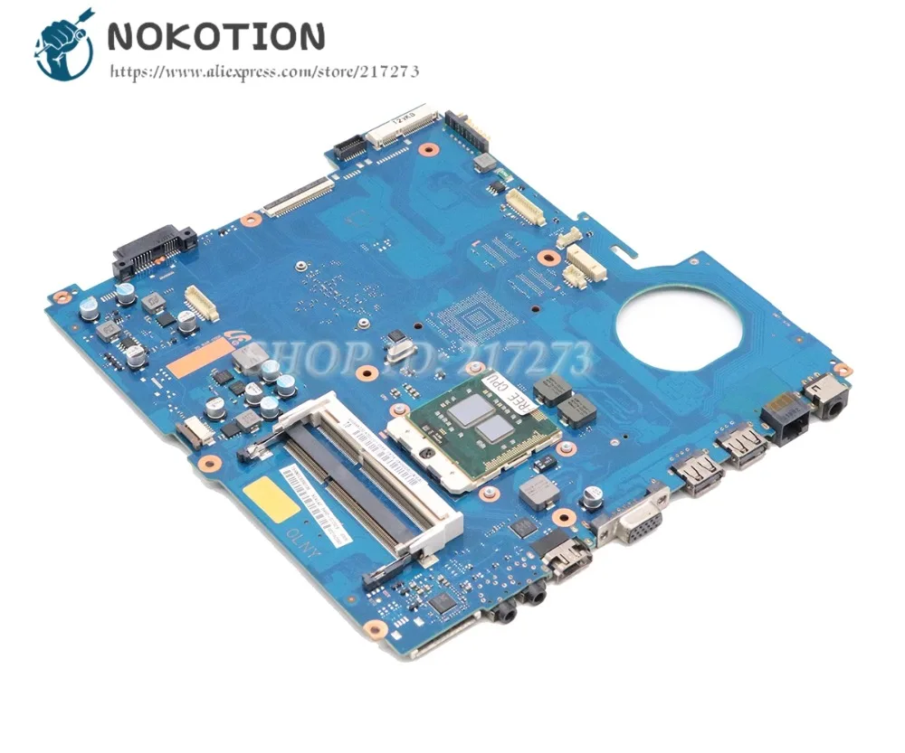 NOKOTION для samsung NP-RV411 RV411 Материнская плата ноутбука DDR3 Процессор BA92-07702A BA92-07702B BA41-01432A BA41-01433A BA41-01434A