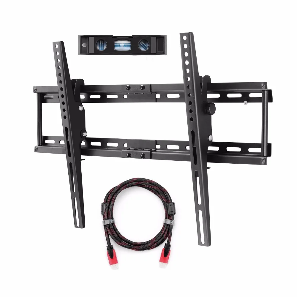 

Suptek TV Wall Bracket Mount for Most of 32-70 inch Plasma Flat TV Load Capacity 165lbs 15 Degree Tilt Up Down, Max VESA 600x400