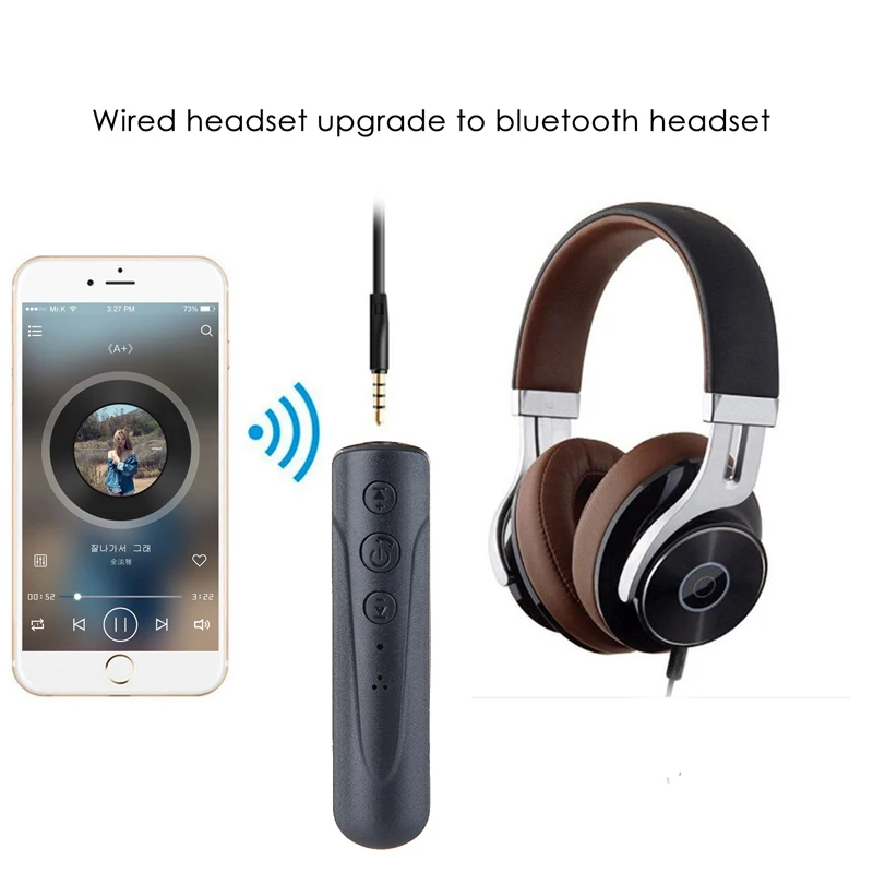Bluetooth приемник 4 2 Aux 3 5 мм аудио рецептор беспроводной адаптер конвертер для