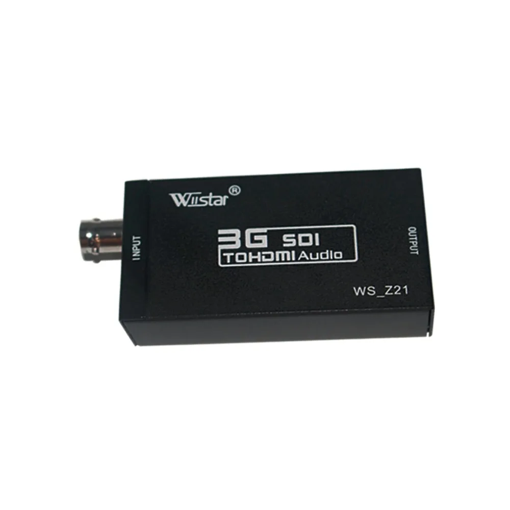 

200pcs wiistar SDI to HDMI Converter HD SD 3G SDI to HDMI HDTV Adapter support 3g/hd