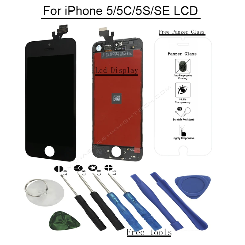 

Original display with frame for iphone 5 lcd Display touch screen assembly replacement