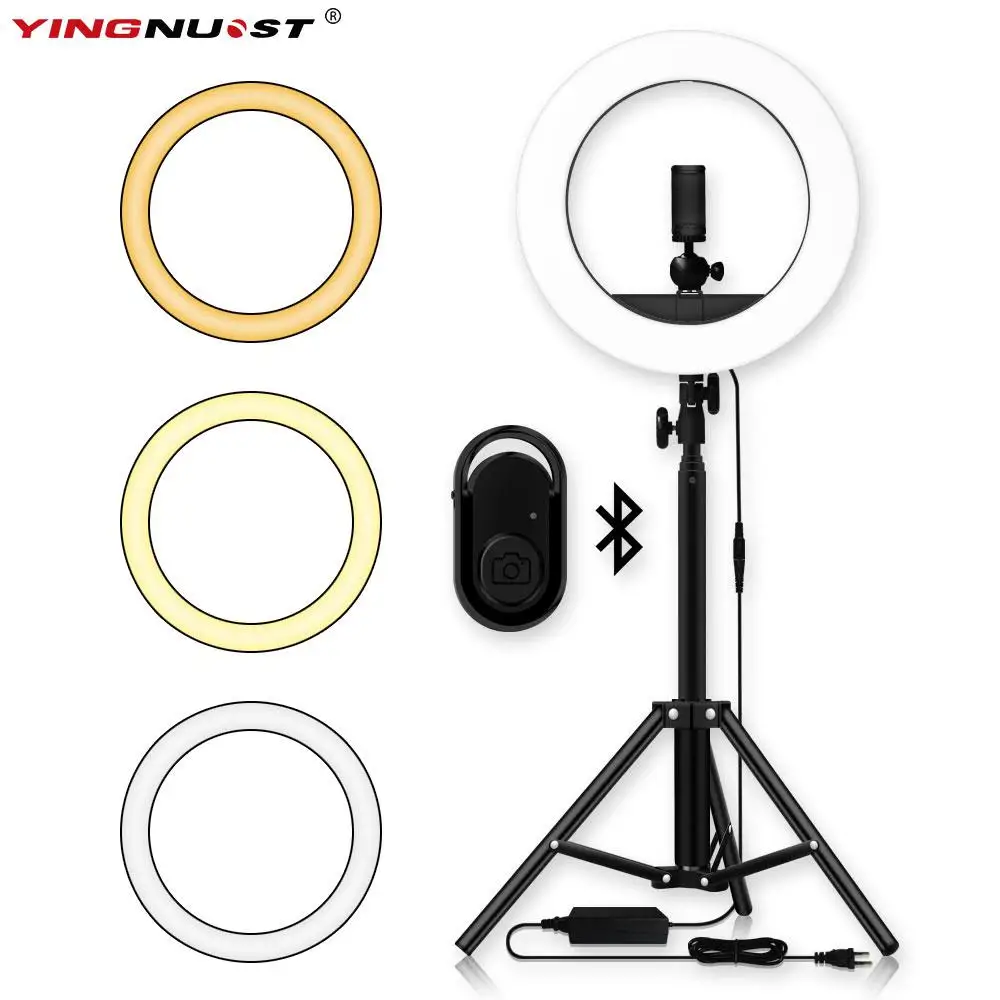  LEDLight 14 Inch Ring Fill Light Kit Dimmable LED Ring Light for Camera Smartphone YouTube Self-Por