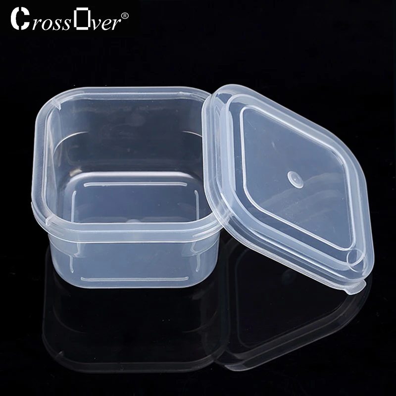 High quality Square plastic box with lid Home storage box for Candy jewelry snack small parts