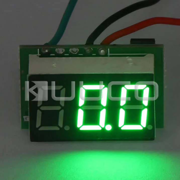 

Digital Tester DC 0 ~100V Digital Meter 0.36" Green Led Display Voltmeter Volt Meter DC 12V 24V Voltage Meter
