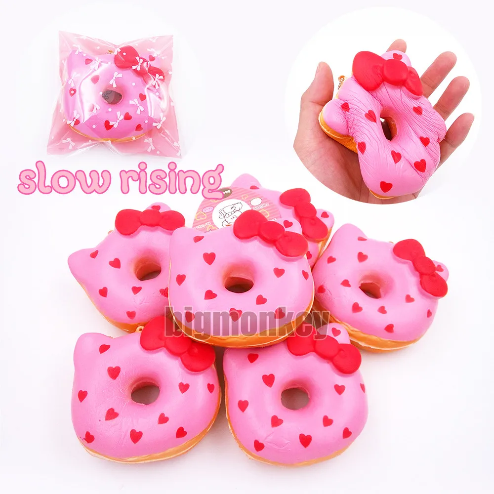 imágenes para Mono grande 20 unids/lote, 10 cm PU corful Colores Candy Kitty Dount Encanto Blando/Decoraciones Del Bolso/Descompresión juguetes imágenes para Mono grande 20 unids/lote, 10 cm PU corful Colores Candy Kitty Dount Encanto Blando/Decoraciones Del Bolso/Descompresión juguetes