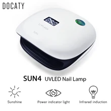 Bukio SUN4 УФ светодио дный лампа Сушилка для ногтей Гель-лак отверждения свет все для маникюра и дизайн ногтей 48 Вт гибрид лампы для ногтей