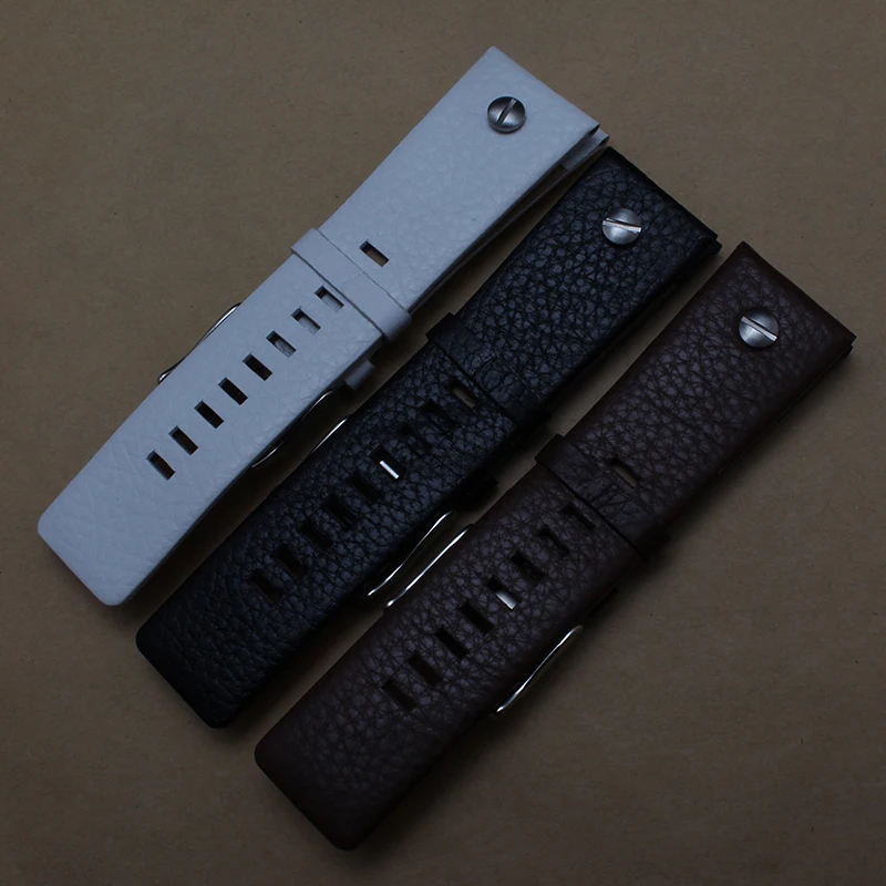 

Litchi grain special Watchband Bottom Genuine Leather Watch band Strap Soft 22mm 24mm 26mm 28mm 30mm Male Watch Band Accessories