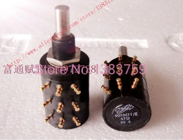 

1PCS Imported ed top wirewound potentiometers 9018611 / E 3 47 European Union handle high 24.5mm round shaft