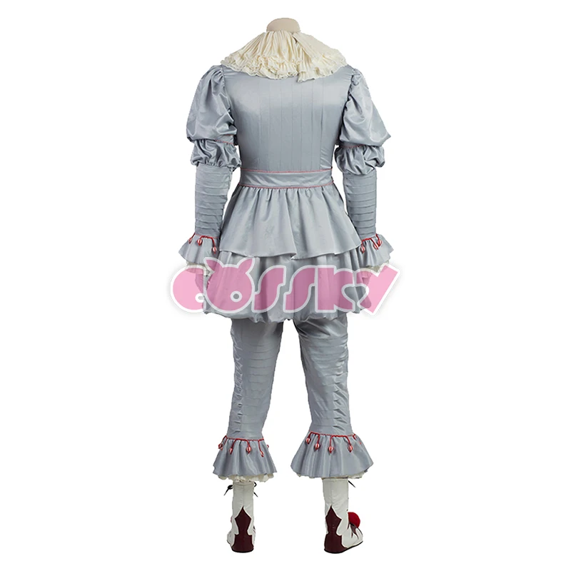 Stephen King's It Pennywise Косплэй костюм ужасный костюм клоуна для взрослых костюм на заказ Хэллоуин террор костюм Рождественский Костюм