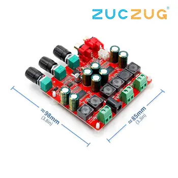 

TPA3118 2.1 Channel Digital Stereo Subwoofer Power Amplifier Board Power Amplifier Board 2*30W+60W DC12V-26V
