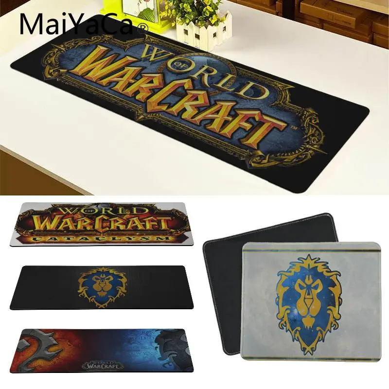 MaiYaCa новый дизайн World of Warcraft логотип под заказ игровой коврик для мыши ноутбука