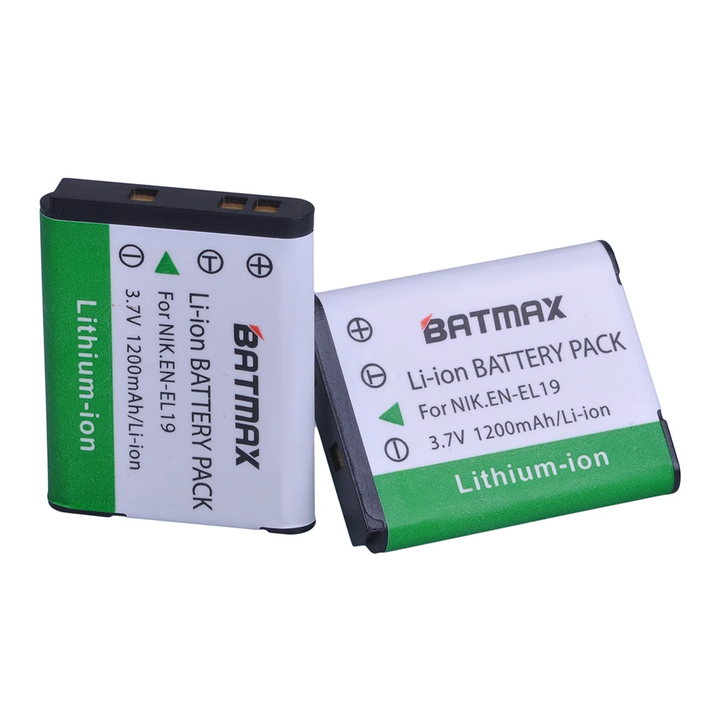 3 шт. аккумуляторные батареи для камеры Nikon S2500 S2600 S2700 S3100 S3200 S3300 S3500 S4100 S4150 S6500|battery for