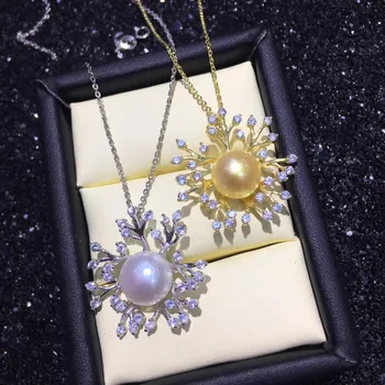 

Nice Quality Pearl Pendant Mountings, Pendant Findings, Pendant Settings Jewelry Parts Fittings Wedding Jewellery Accessories