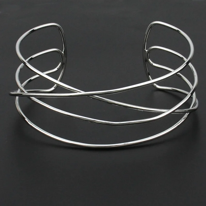 UKMOC Fashion Alloy Torques Choker Necklaces For Women New Metal Collar Statement Necklace Maxi Jewelry Bijoux #4392