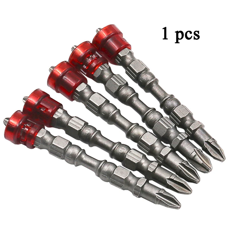 

1pc High Quality Single Double Head Magnetic Ring Screwdriver Electric Drill Screw Wind Batch Stick Strong Cross