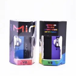 5 шт. Imini V2 коробка мод комплект 650 мАч батарея густая масляная Vape 510 нить 1,0 мл наливной картридж испаритель VS Imini V1 Vapor Storm M1 комплект