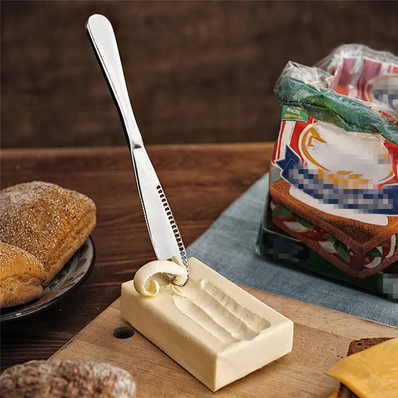 Butter Knife Cheese Dessert Jam Spreaders Cream Knifes Utensil Cutlery Dessert Tools for Toast Breakfast Stainless Steel Tool Butter Knife Cheese Dessert Jam Spreaders Cream Knifes Utensil Cutlery Dessert Tools for Toast Breakfast Stainless Steel Tool